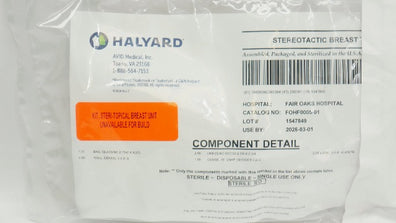 Halyard FOHF0005-01 Avid Medical Stereotactic Breast Unit